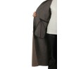 Cappotto Kiltie con Cappuccio Taupe