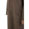 Cappotto Kiltie con Cappuccio Taupe