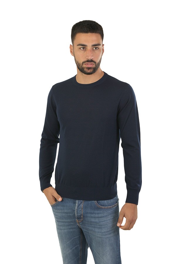 Maglia Bellwood  girocollo f.18 Blu Scuro