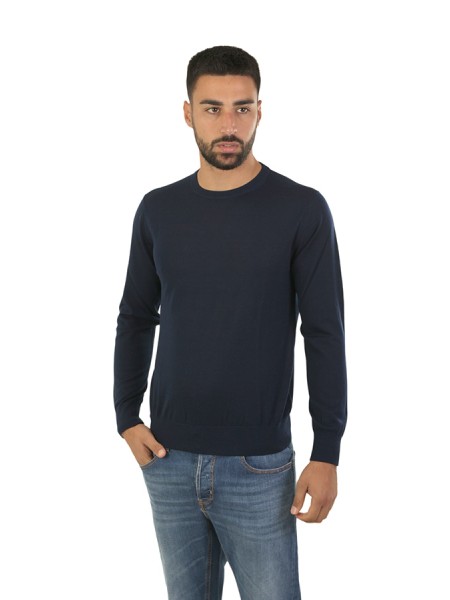 Maglia Bellwood  girocollo f.18 Blu Scuro