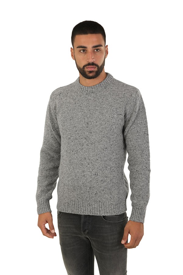 Maglia Bellwood  girocollo f.5 80%la 20%ny Grigio Medio