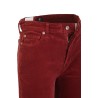 Pantalone 7 For All Mankind in Velluto Red