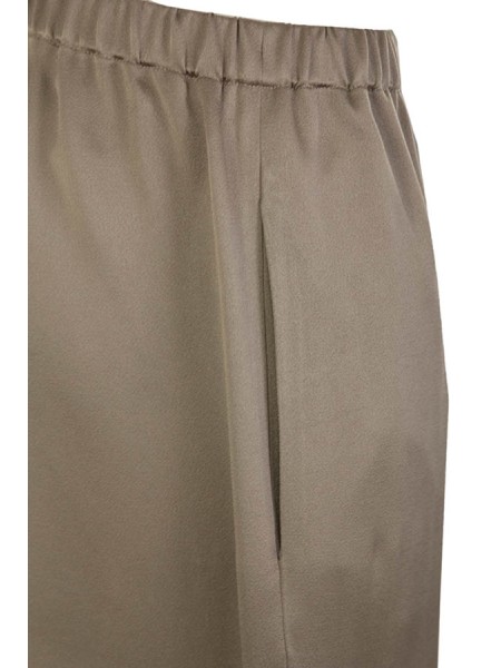 Pantalone Antonelli Firenze in Raso Brown