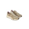 Calzature sneaker realizzata in camoscio e tessuto con inserti in pelle suola gomma