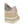 Calzature sneaker realizzata in pelle e camoscio con inserti in pelle suola gomma