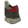 Calzature sneaker realizzata in camoscio e tessuto con inserti in pelle suola gomma