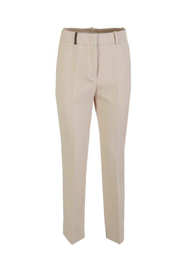 Pantalone Peserico bistretch con spacchetto sul fondo interno 64%pl 27%vi 6%co 3%ea