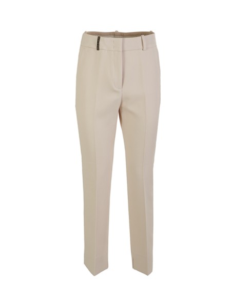 Pantalone Peserico bistretch con spacchetto sul fondo interno 64%pl 27%vi 6%co 3%ea