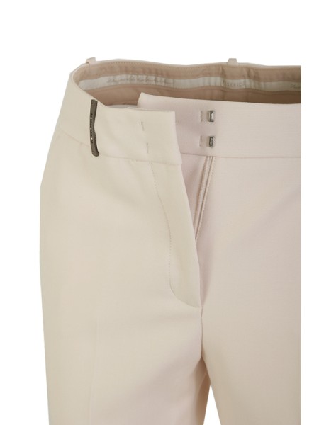 Pantalone Peserico bistretch con spacchetto sul fondo interno 64%pl 27%vi 6%co 3%ea