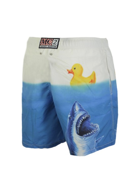 Beach boxer shorts MC2 Art.GUSTAVIA SQUALO/PARERA