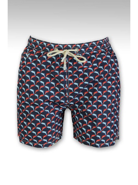 Beach boxer shorts MC2 Art.LIGHTING DELFINI DLPA61