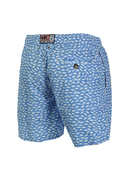 Beach boxer shorts MC2 Art.LIGHTING SQUALETTO BALK37