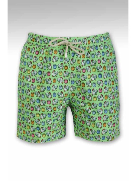 Beach boxer shorts MC2 Art.LIGHTING ALARM ROST57