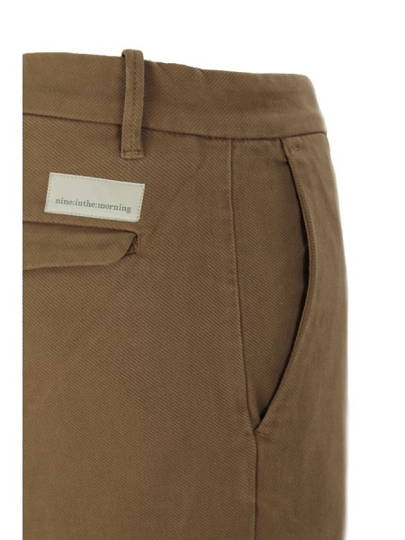 Trousers NINE IN THE MORNING Art.9FW21 ES91 TOBACCO