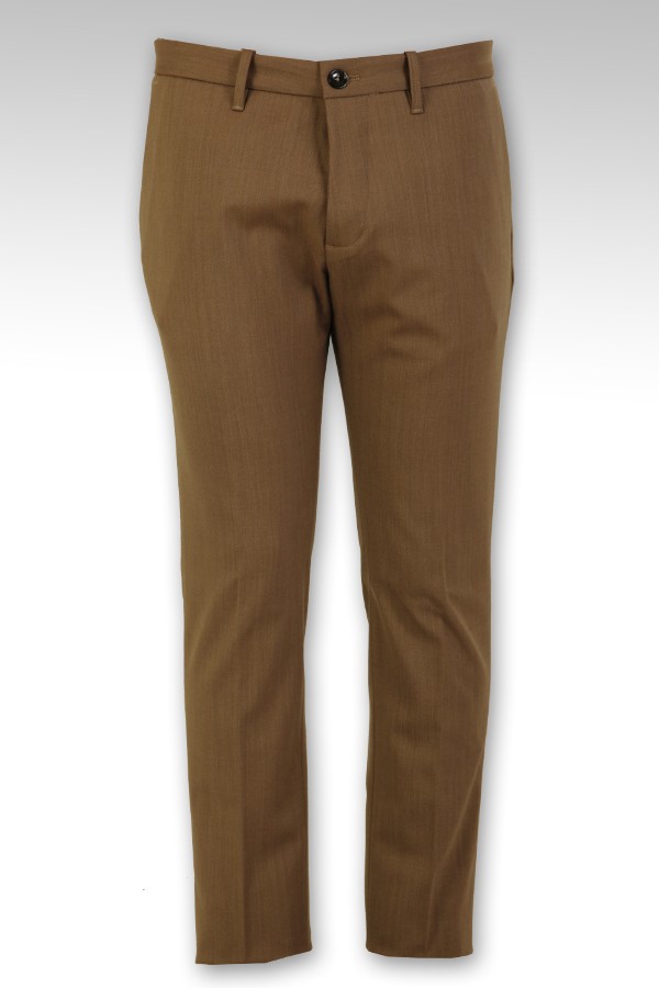 Nine In The Morning trousers Art.9FW21 ES95 TOBACCO