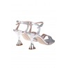 Art.YASU SILVER GOLD & ROUGE sandal