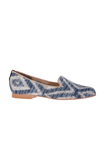 Moccasin Dotz Art.KAMADU BLUE/WHITE