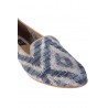 Moccasin Dotz Art.KAMADU BLUE/WHITE