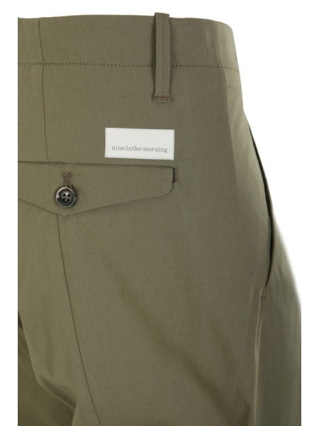 Trousers NINE IN THE MORNING Art.9SS22 KE53 OLIVE