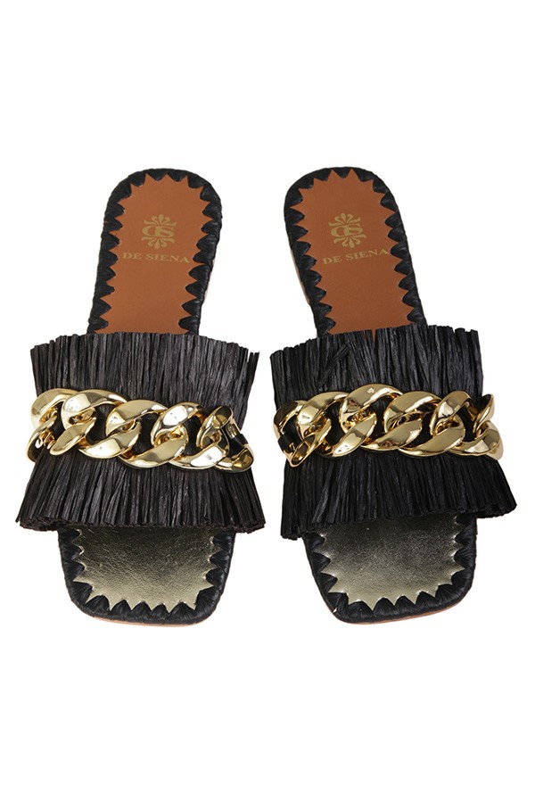 Slipper DE SIENA Art.DONATA BLACK