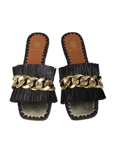 Slipper DE SIENA Art.DONATA BLACK