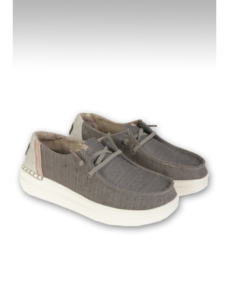 Shoes HEY DUDE Art.WENDY RISE GRANITE GREY