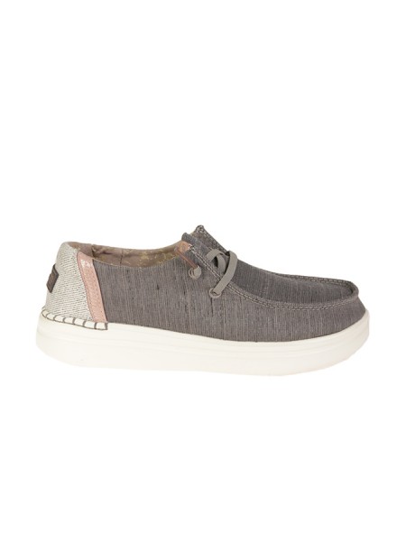 Shoes HEY DUDE Art.WENDY RISE GRANITE GREY