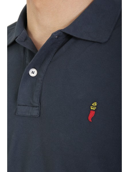 Cooperativa Pescatori Posillipo polo shirt Art.MH854FD BLUE