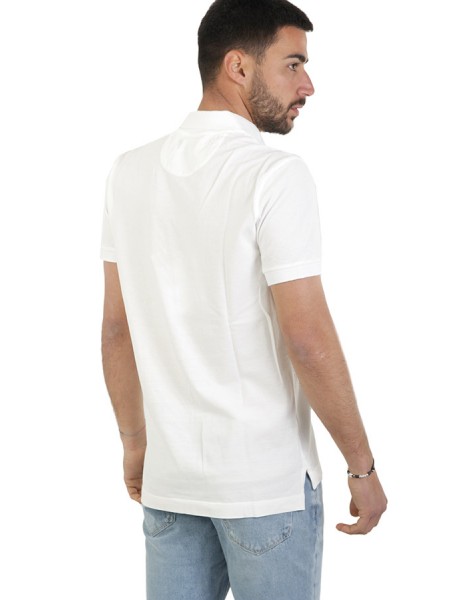 Cooperativa Pescatori Posillipo polo shirt Art.MH8540W WHITE