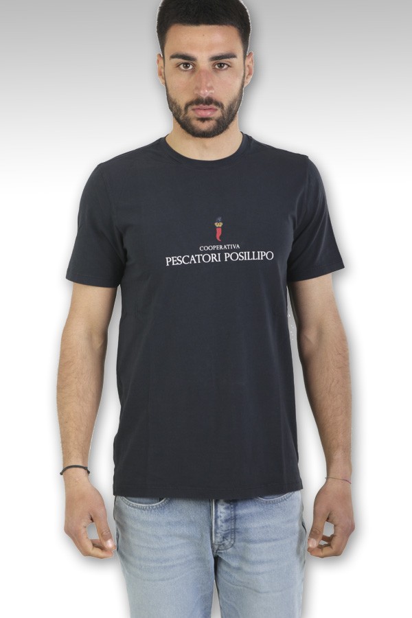 T-shirt COOPERATIVA PESCATORI POSILLIPO Art.MH868FD LOGO