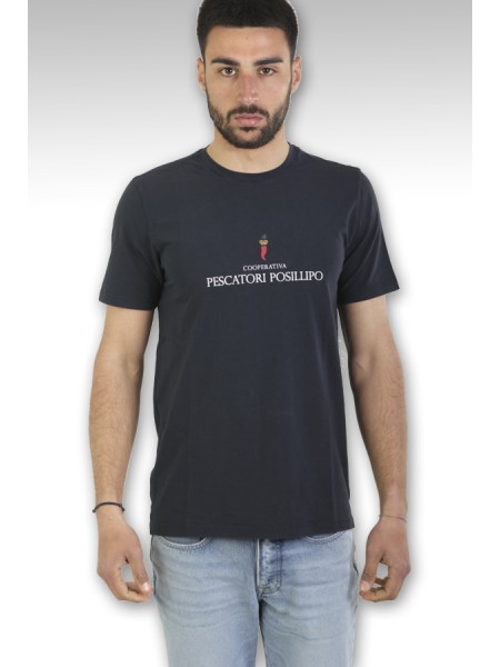 T-shirt COOPERATIVA PESCATORI POSILLIPO Art.MH868FD LOGO