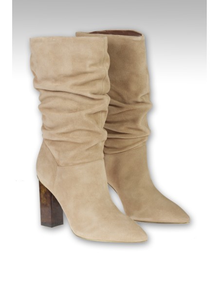 Ankle boot GOLD & ROUGE Art.MONAMOR-BEISU BEIGE