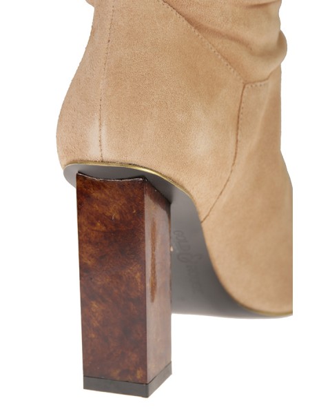 Ankle boot GOLD & ROUGE Art.MONAMOR-BEISU BEIGE