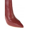 Ankle Boot GOLD & ROUGE Art.MAHARA-BURGLE BURGUNDY