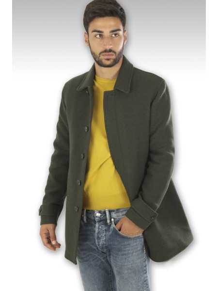 Camplin Art.NORTH OVERCOAT GREEN JACKET