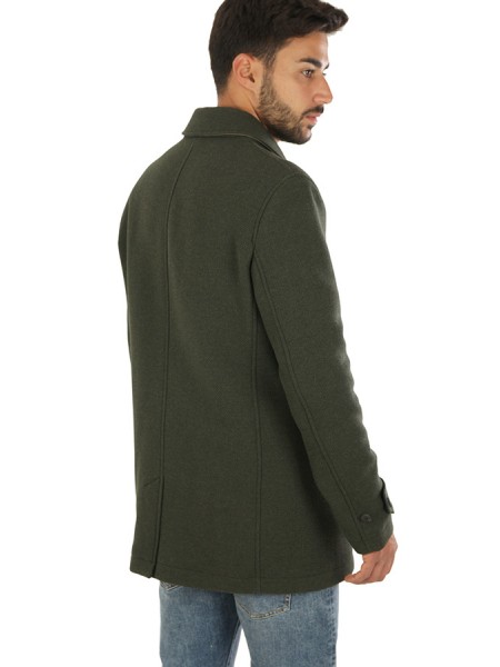 Camplin Art.NORTH OVERCOAT GREEN JACKET