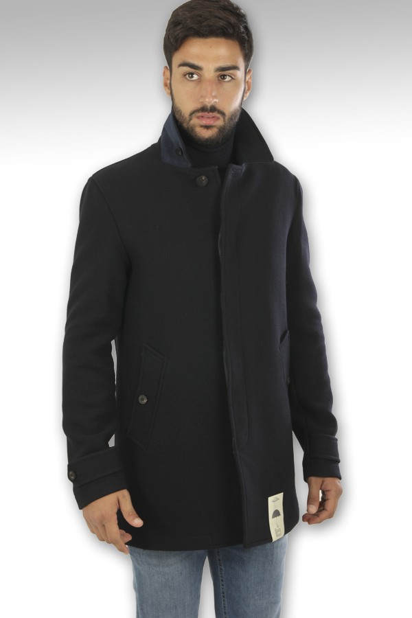 Camplin Art.NORTH OVERCOAT BLUE JACKET