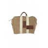 Duffel bag MANIKOMIO DSGN Art.ICON SUEDE TAUPE