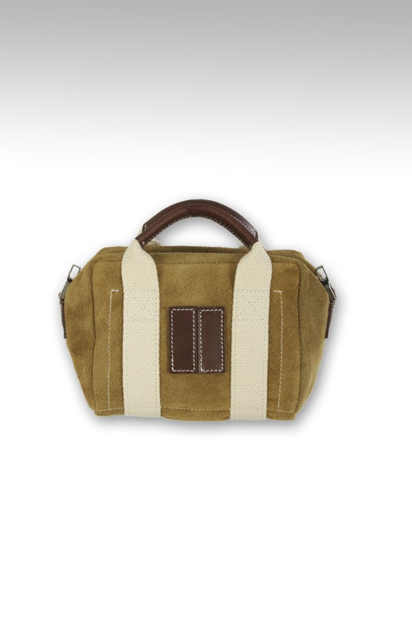 SUEDE MANIKOMIO DSGN Art.BB MUSTARD BAG