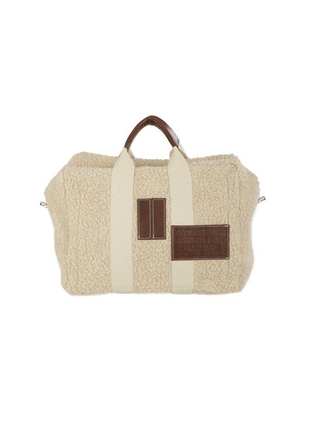 Duffel bag MANIKOMIO DSGN Art.38 ECO SHHEEP IVORY