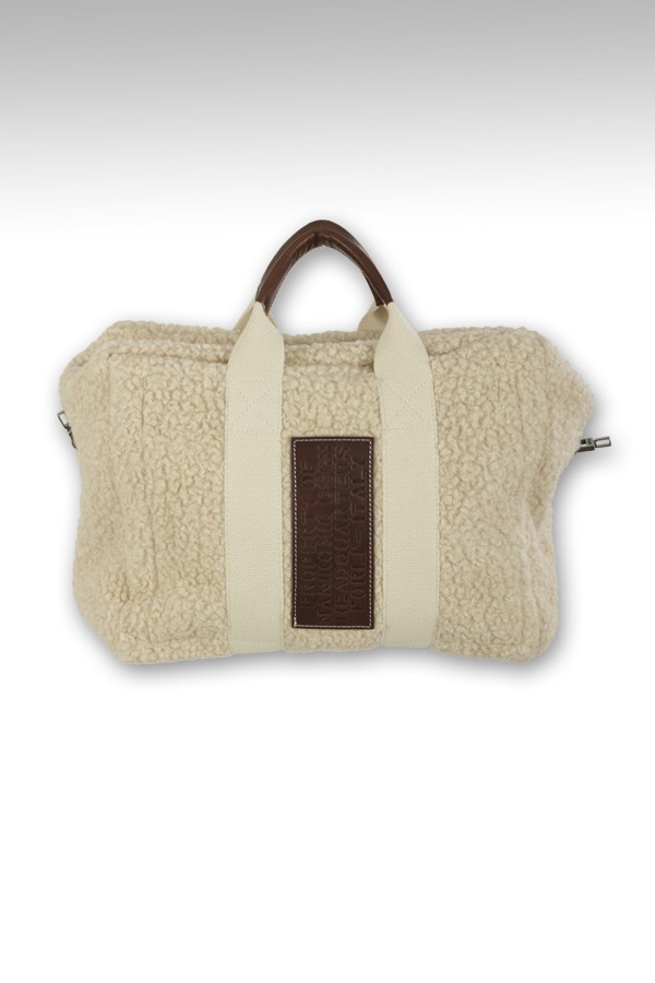 Duffel bag MANIKOMIO DSGN Art.38 ECO SHHEEP IVORY