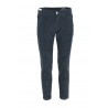 PT Narrow ribbed velvet trousers