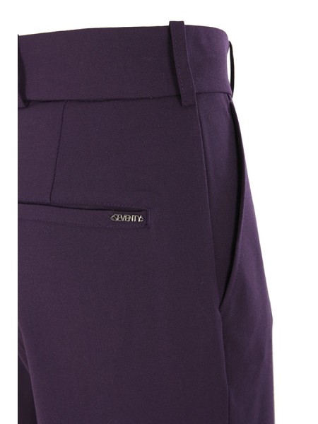 Purple wide SEVENTY leg trousers