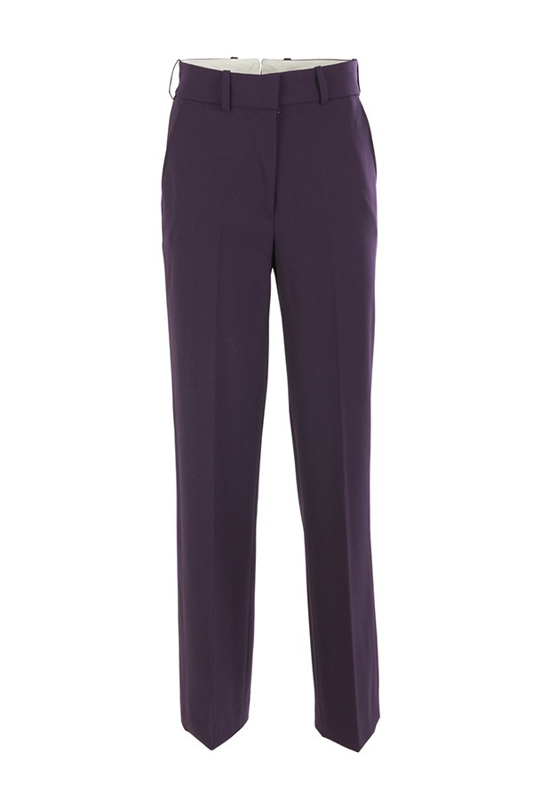 Purple wide SEVENTY leg trousers