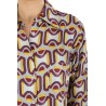 Silk shirt with geometric pattern SEVENTY