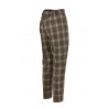 Trousers PESERICO plaid flannel with a check print