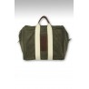 Manikomio Duffel Bag Art.ICON SUEDE MILITARY