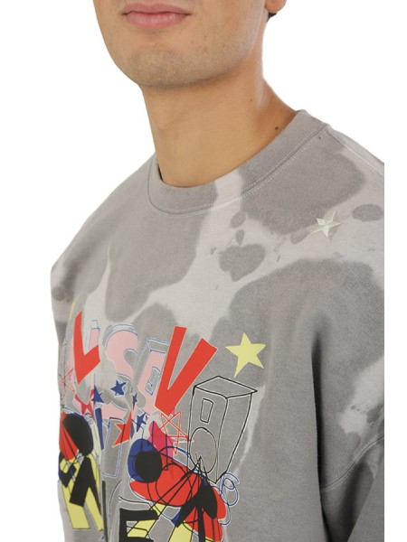 Crewneck sweatshirt THE EDITOR with print