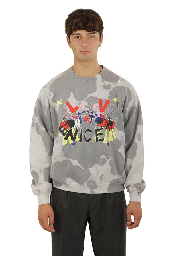 Crewneck sweatshirt THE EDITOR with print