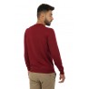 Maglia girocollo SUITE 191 in lana bordeaux